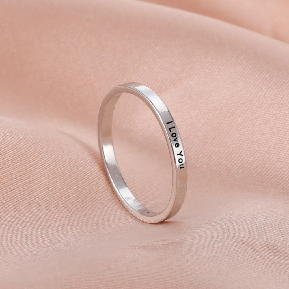 Custom Name Rings【2mm】
