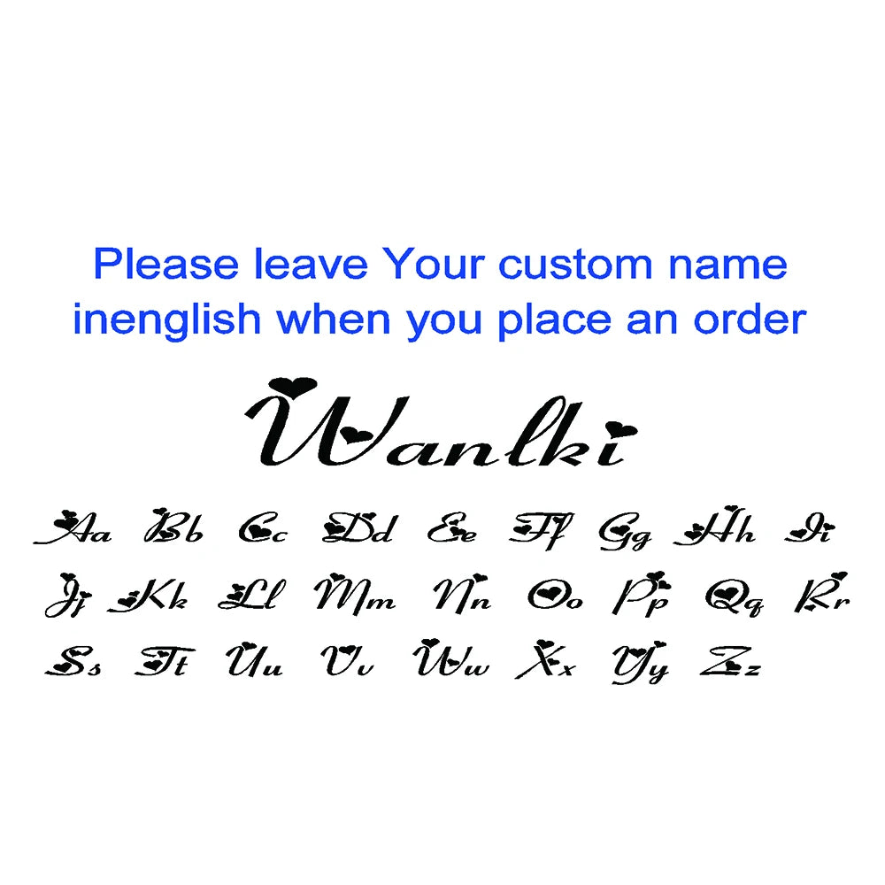 Name Earrings