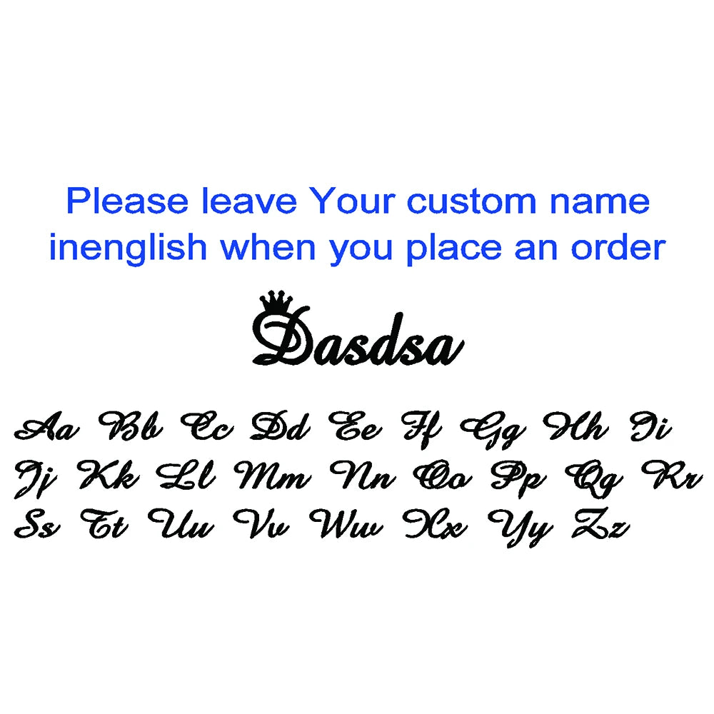 Name Earrings