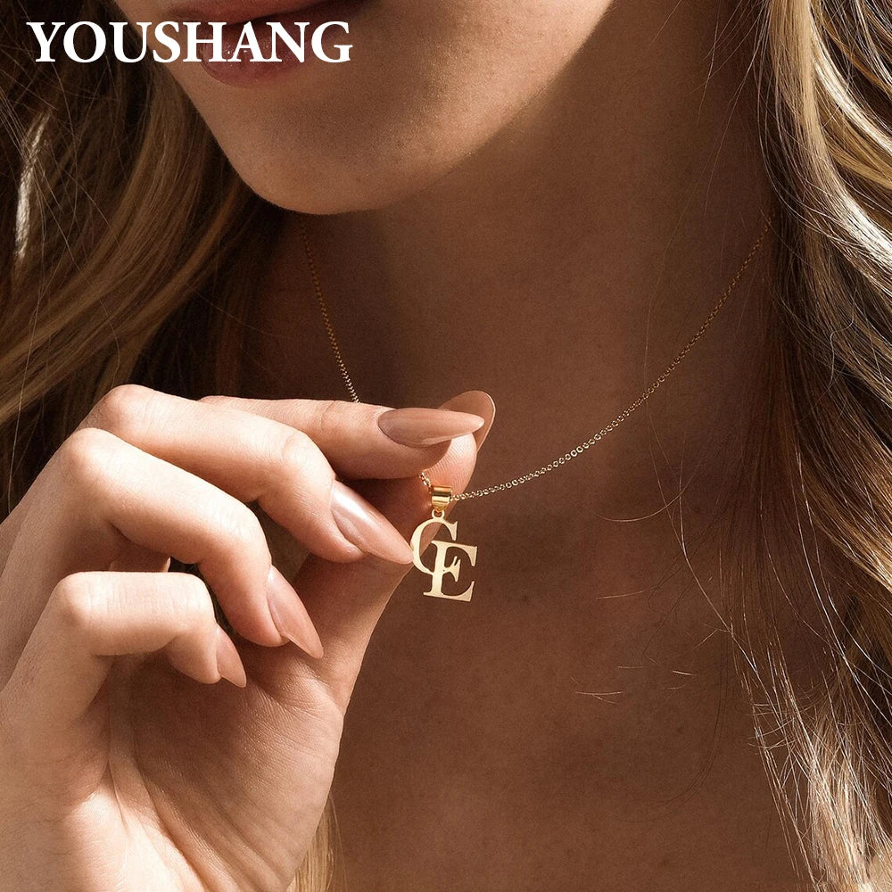 Couple's Initials Necklace