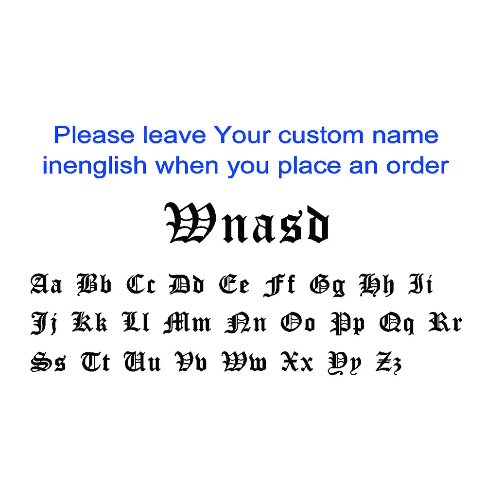 Name Earrings