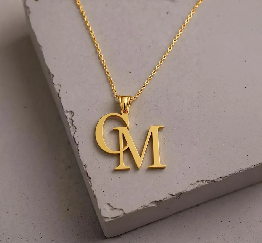 Couple's Initials Necklace