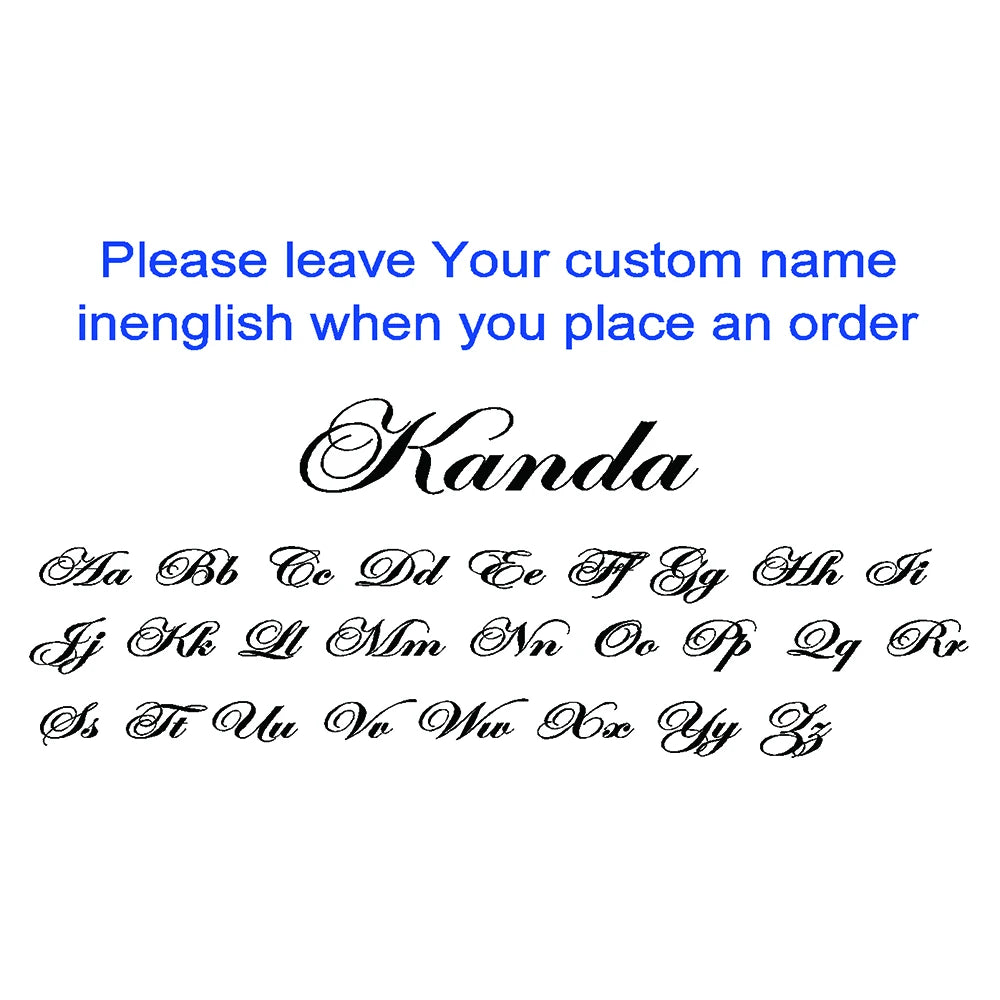 Name Earrings
