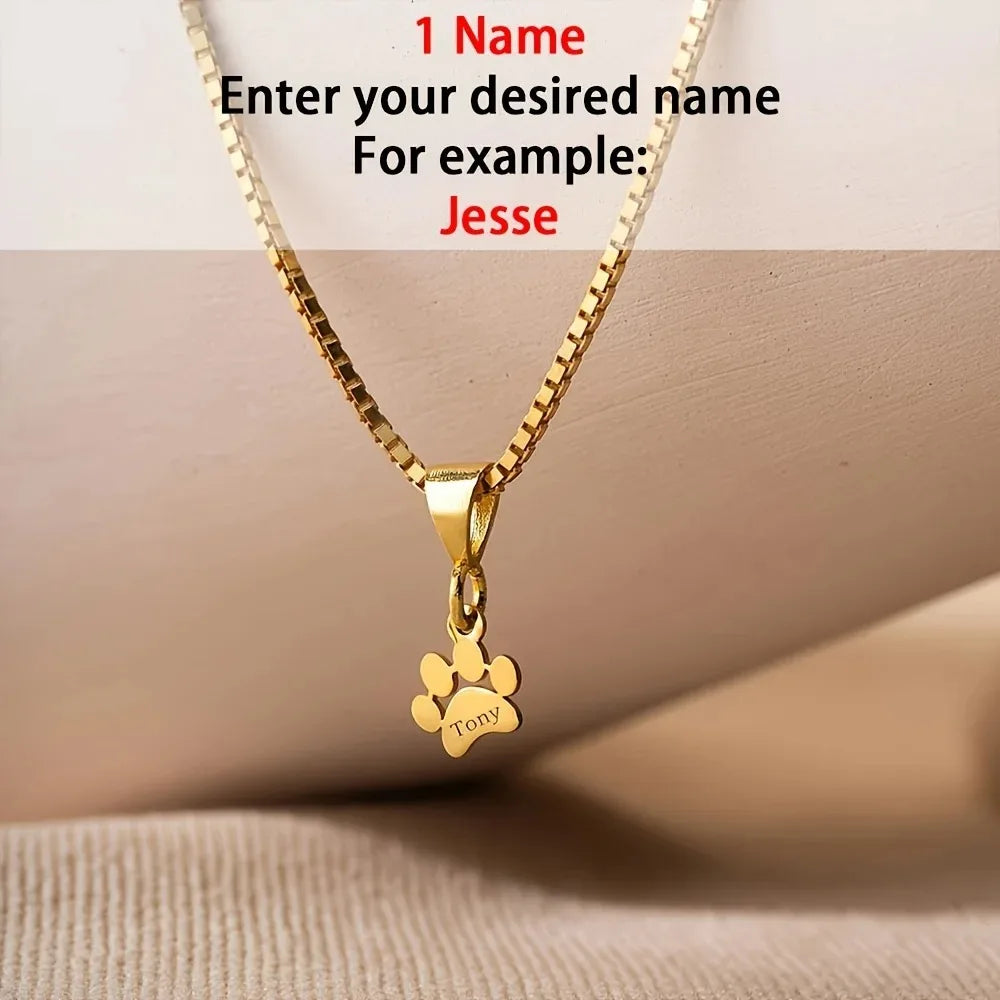 Dog's Paw Necklace