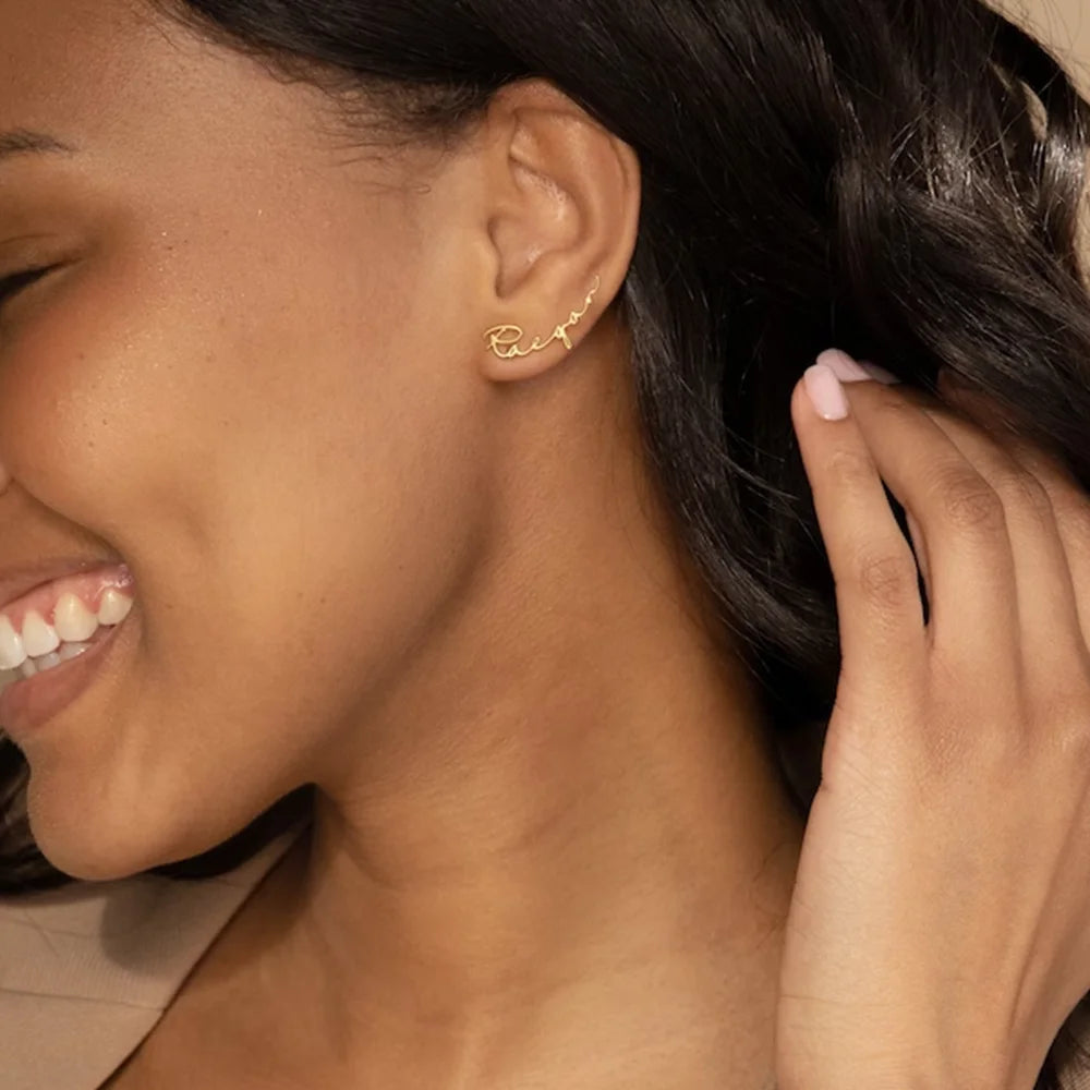 Name Earrings