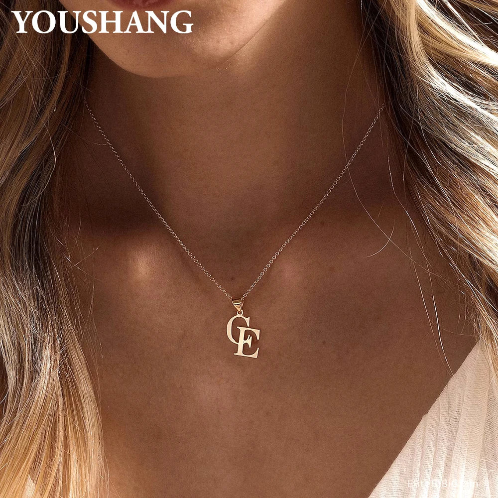 Couple's Initials Necklace