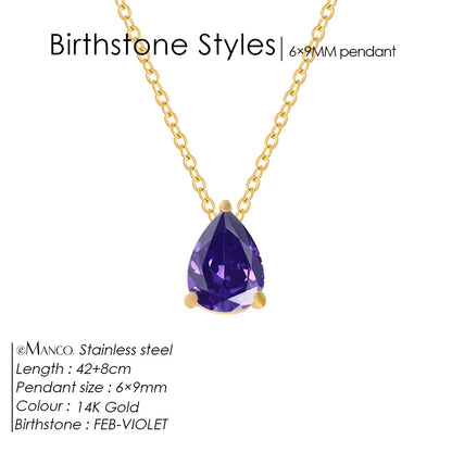 Birthday Stone Necklace