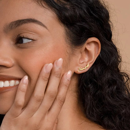 Name Earrings