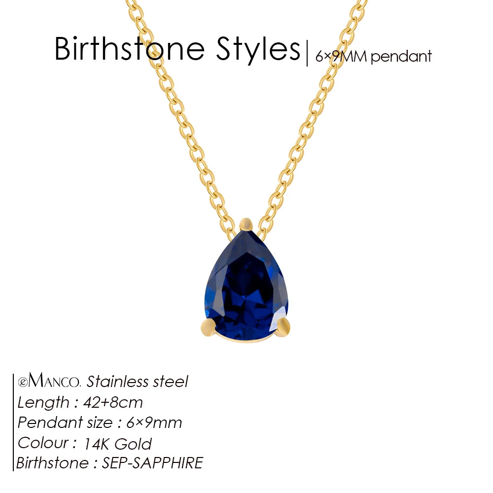 Birthday Stone Necklace