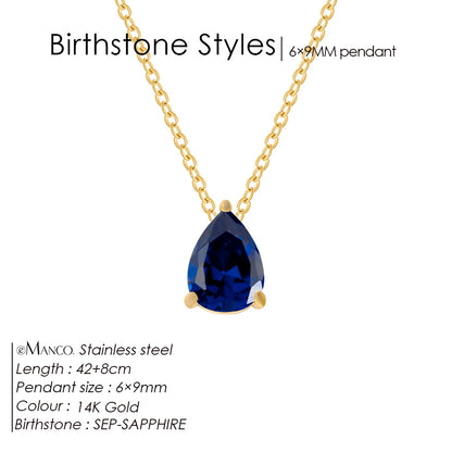 Birthday Stone Necklace