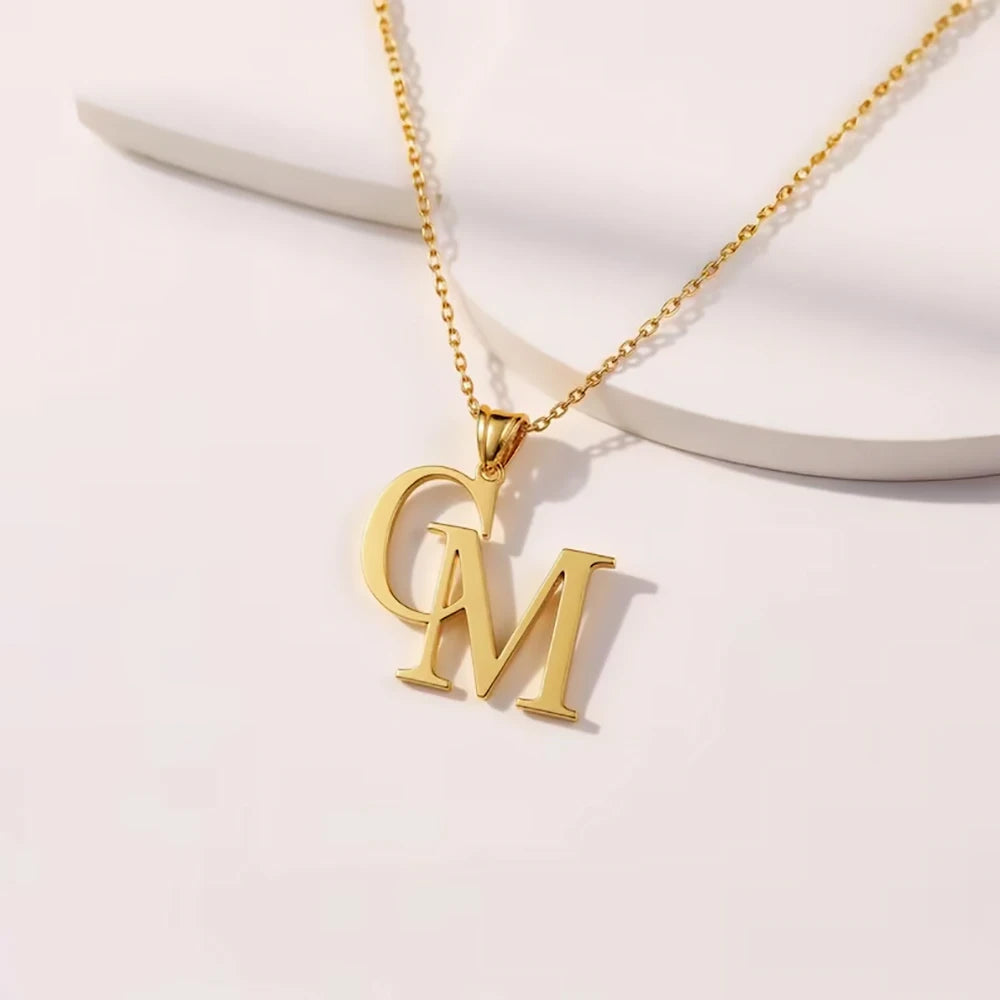 Couple's Initials Necklace