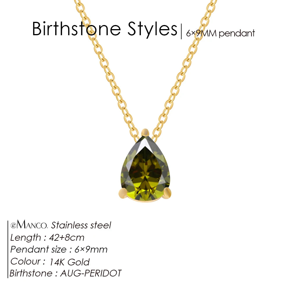 Birthday Stone Necklace