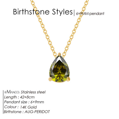 Birthday Stone Necklace