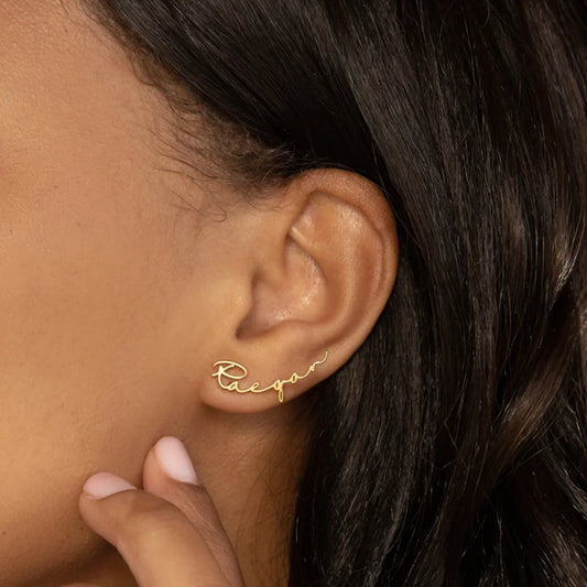Name Earrings