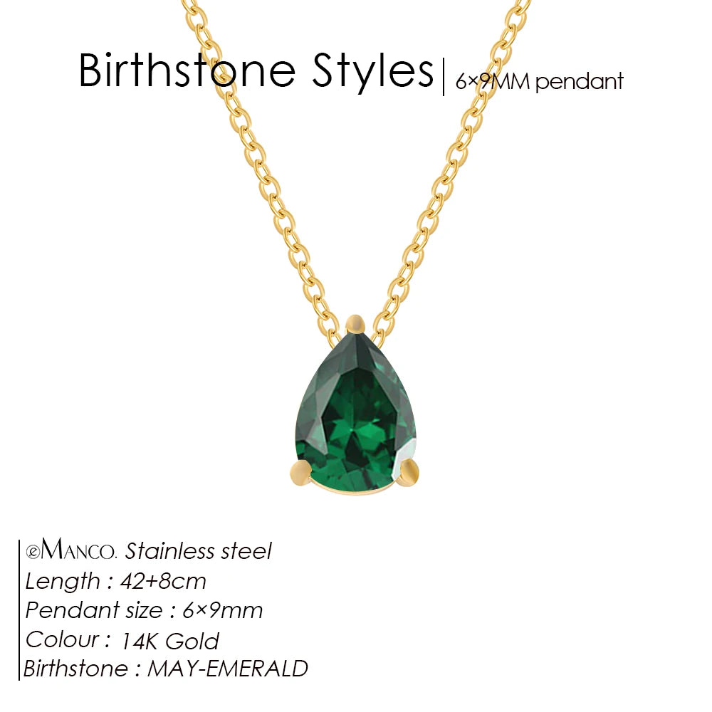 Birthday Stone Necklace