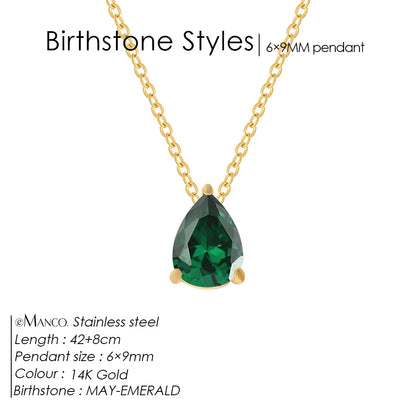 Birthday Stone Necklace
