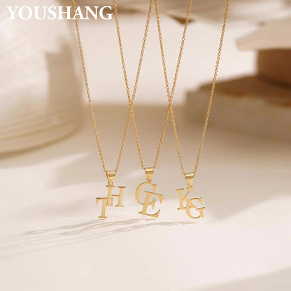 Couple's Initials Necklace