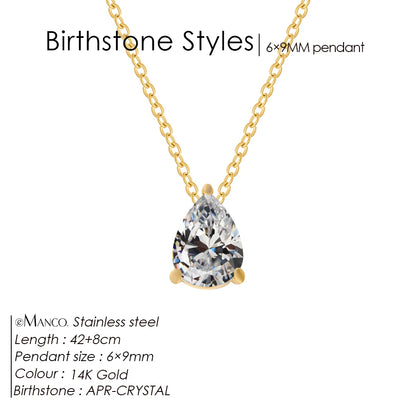 Birthday Stone Necklace