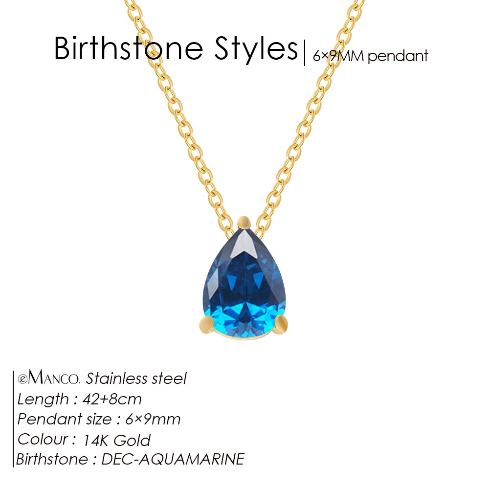 Birthday Stone Necklace