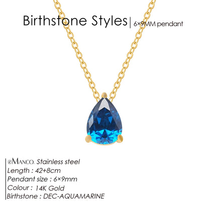 Birthday Stone Necklace