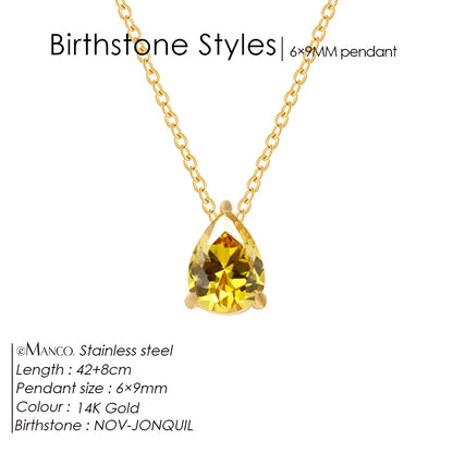 Birthday Stone Necklace