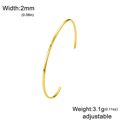 Name Bracelet  【2MM】【 3MM 】