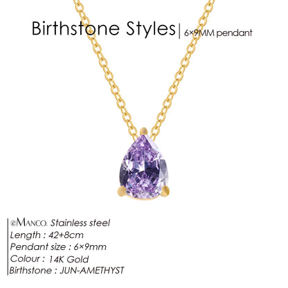 Birthday Stone Necklace