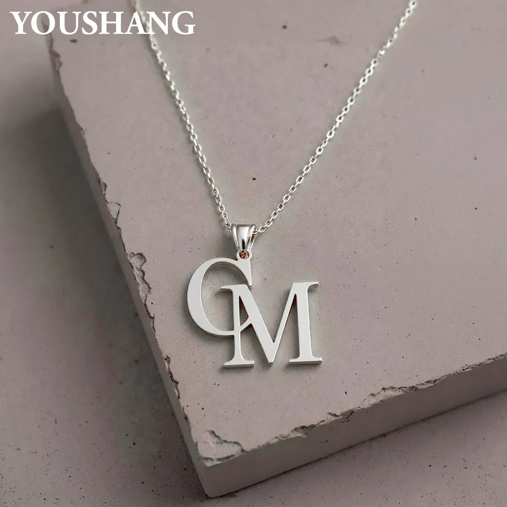 Couple's Initials Necklace