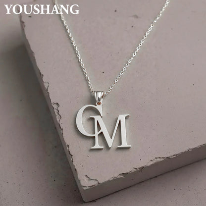 Couple's Initials Necklace