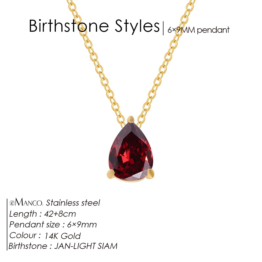 Birthday Stone Necklace