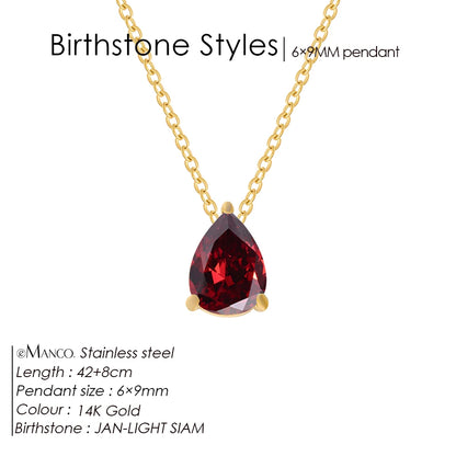 Birthday Stone Necklace
