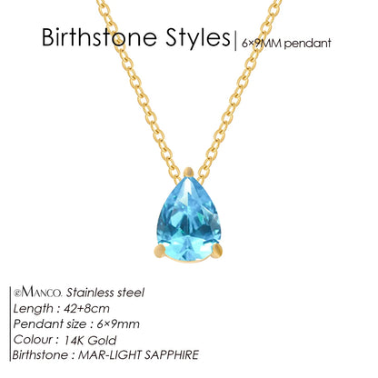 Birthday Stone Necklace
