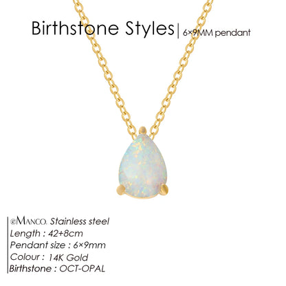 Birthday Stone Necklace